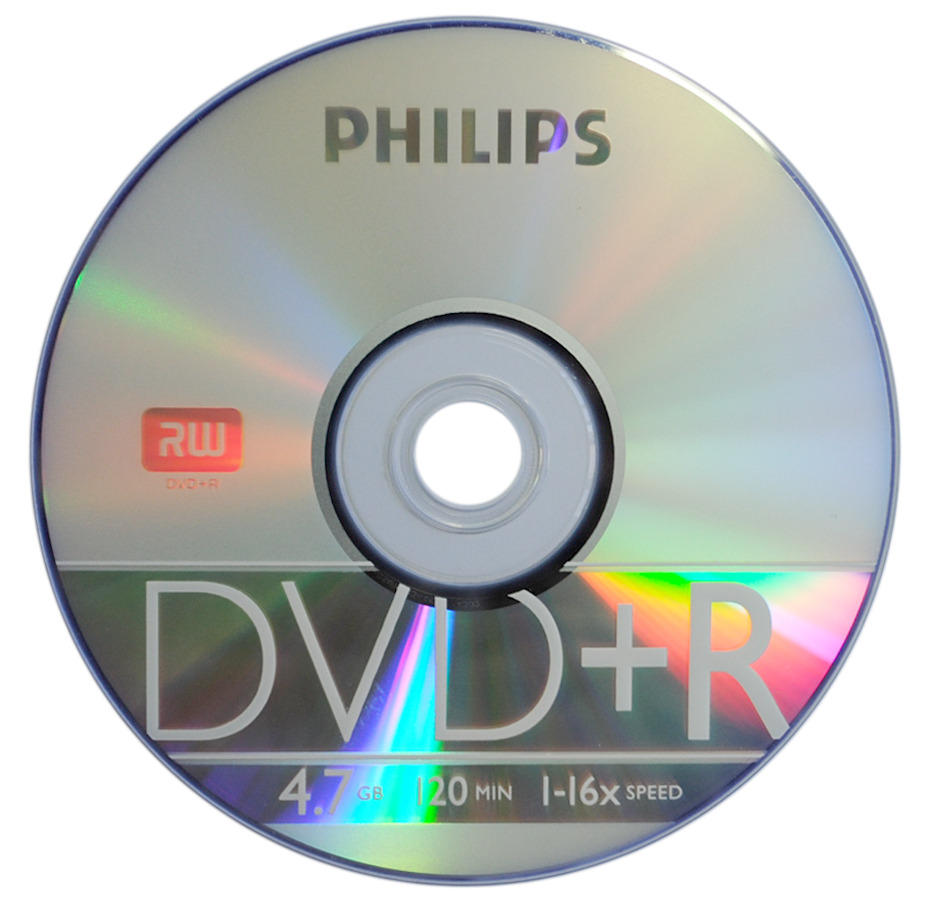 飛利浦（PHILIPS）DVD+R光盤/刻錄盤 16速4.7G 桶裝10片 空白光盤-0418商城