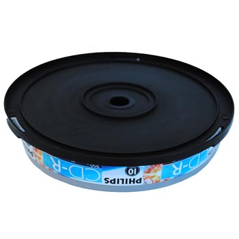 飛利浦（PHILIPS）CD-R光盤/刻錄盤 52速700M 桶裝10片-0418商城